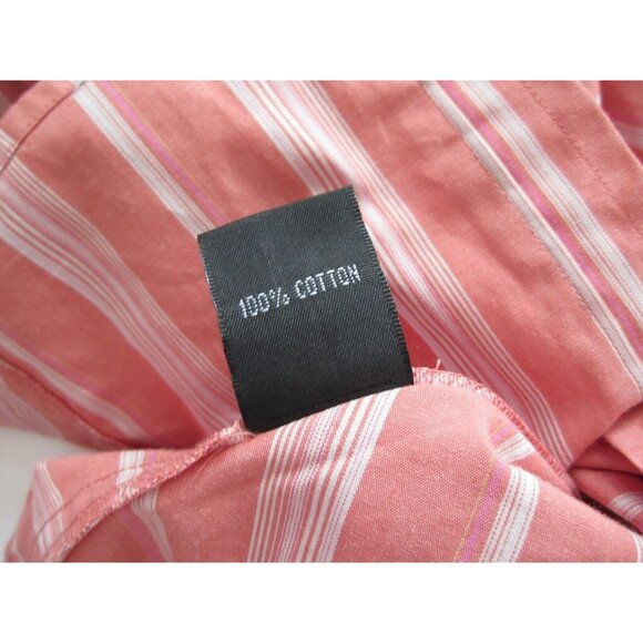 New Women Studio Chereskin Stripes Button Down Long Sleeve  Blouse Sz M (WB102) - Picture 9 of 10